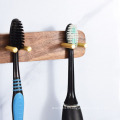support de support de brosse à dents en bois pour toilettes de salle de bain